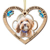 Personalized Dog Memo Left Pawprint In My Heart Ornament SB294 30O53 1