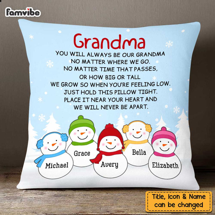 Personalized Grandma Christmas Pillow SB292 85O47 1