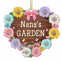 Personalized Grandma's Garden Flower Ornament SB291 23O47 thumb 1