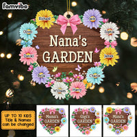Personalized Grandma's Garden Flower Ornament SB291 23O47 thumb 1