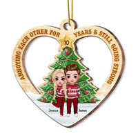 Personalized Couple Christmas Ornament SB302 85O67 thumb 1