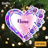 Personalized Grandma Heart Handprint Ornament SB301 32O67 thumb 1