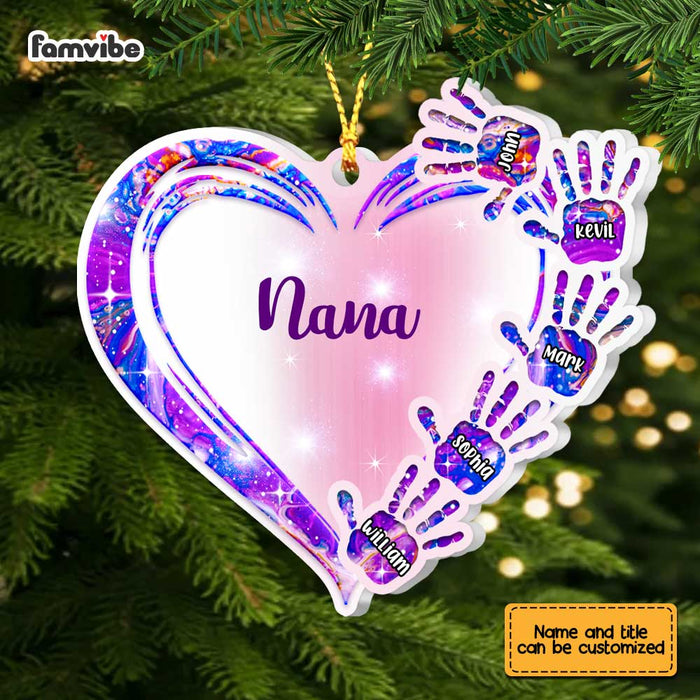 Personalized Grandma Heart Handprint Ornament SB301 32O67 1