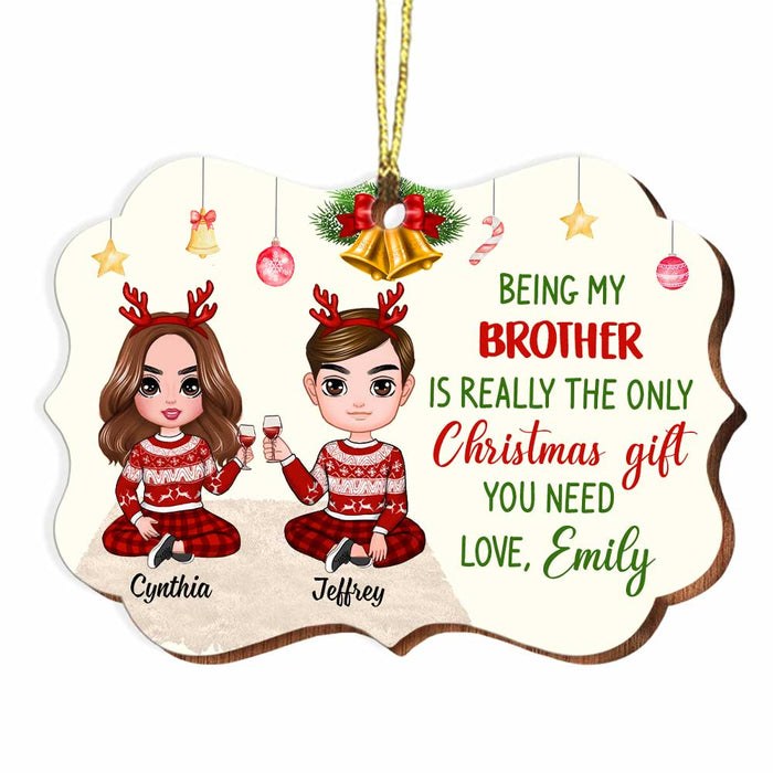 Personalized Funny Christmas Family Benelux Ornament SB301 58O34 1