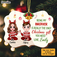 Personalized Funny Christmas Family Benelux Ornament SB301 58O34 thumb 1