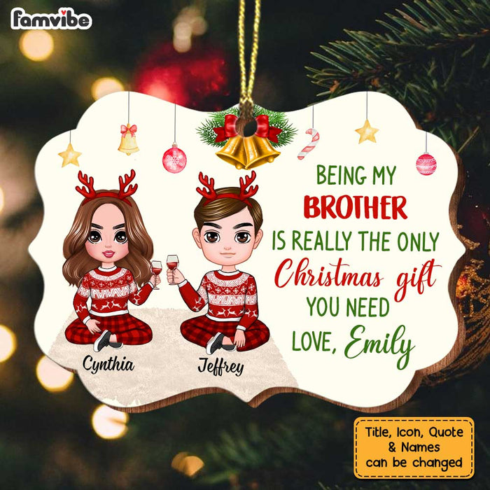 Personalized Funny Christmas Family Benelux Ornament SB301 58O34 1