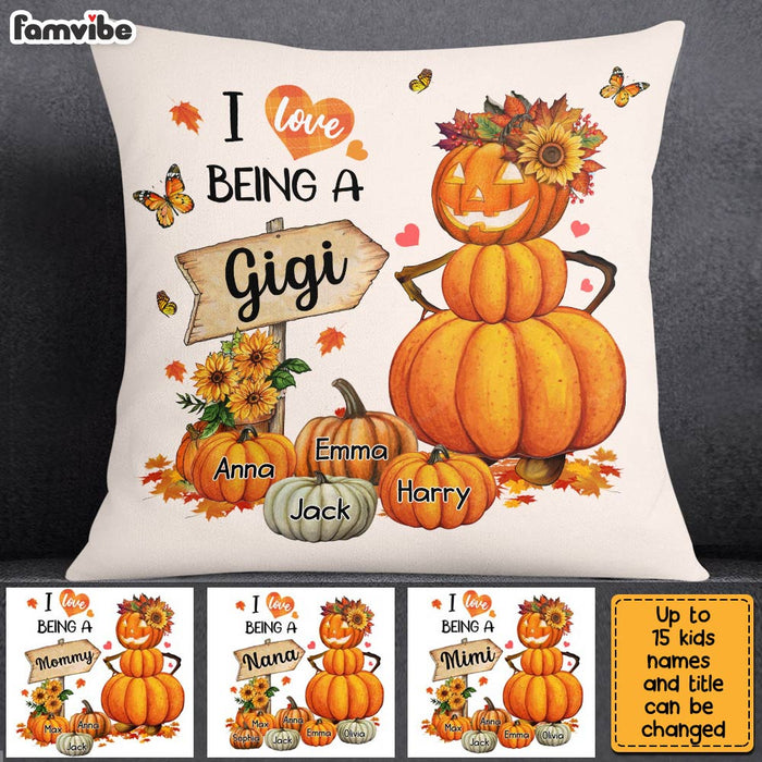 Personalized Pumpkin Grandma Fall Pillow SB302 23O28 1