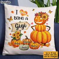 Personalized Pumpkin Grandma Fall Pillow SB302 23O28 thumb 1