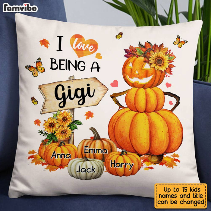 Personalized Pumpkin Grandma Fall Pillow SB302 23O28 1