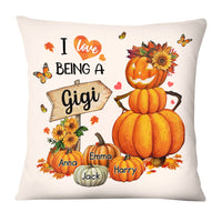 Personalized Pumpkin Grandma Fall Pillow SB302 23O28 thumb 1