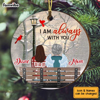 Personalized I Am Always With You Memo Circle Ornament SB305 32O34 thumb 1