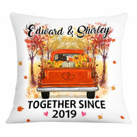 Personalized Couple Fall Together Since Pillow OB11 32O34 thumb 1