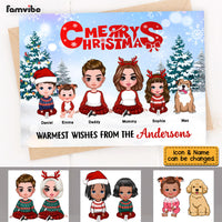 Personalized Merry Christmas From Our Family Card OB11 30O28 thumb 1