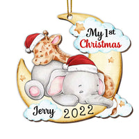 Personalized Animal Baby First Christmas Ornament OB43 32O28 thumb 1