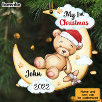 Personalized Animal Baby First Christmas Ornament OB43 32O28 thumb 1
