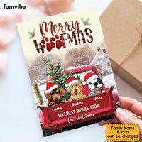 Personalized Merry Woofmas From Our Family Christmas Card OB11 58O34 thumb 1
