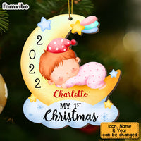 Personalized Baby First Christmas Ornament OB31 30O53 thumb 1