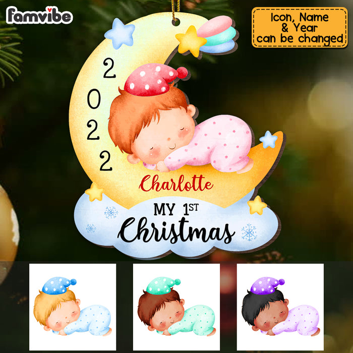 Personalized Baby First Christmas Ornament OB31 30O53 1