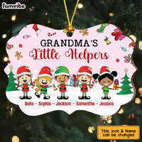 Personalized Grandma Little Helpers Benelux Ornament OB31 85O47 thumb 1