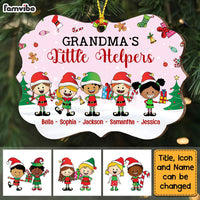 Personalized Grandma Little Helpers Benelux Ornament OB31 85O47 thumb 1