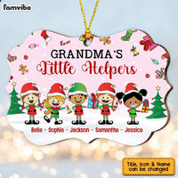 Personalized Grandma Little Helpers Benelux Ornament OB31 85O47 thumb 1