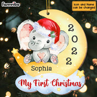 Personalized Baby's 1st Christmas Moon Ornament OB32 58O47 thumb 1