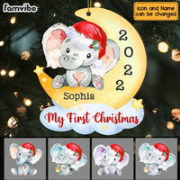 Personalized Baby's 1st Christmas Moon Ornament OB32 58O47 thumb 1