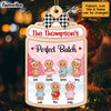 Personalized Grandma's Perfect Batch Gingerbread Family Christmas Ornament OB41 58O47 1
