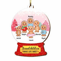 Personalized Grandma Ginger Bread Ornament OB41 30O34 thumb 1