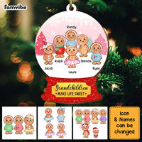 Personalized Grandma Ginger Bread Ornament OB41 30O34 thumb 1