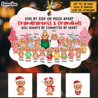 Personalized Grandparents & Grandkids Gingerbread Benelux Ornament OB44 30O53 thumb 1