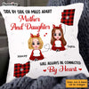 Personalized Mother And Daughter Long Distance Pillow OB41 23O47 1