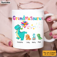 Personalized Grandmasaurus Colorful Flower Mug SB122 30O53 thumb 1
