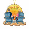Personalized Couple Beach You And Me We Got This Ornament OB42 32O34 1