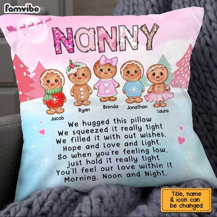 Personalized Grandma Christmas Pillow OB42 85O67 1