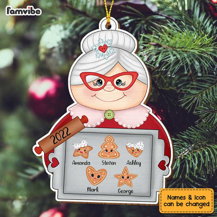 Personalized Mrs. Claus Bakery Family Christmas Ornament OB52 58O34 1