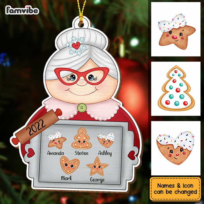 Personalized Mrs. Claus Bakery Family Christmas Ornament OB52 58O34 1