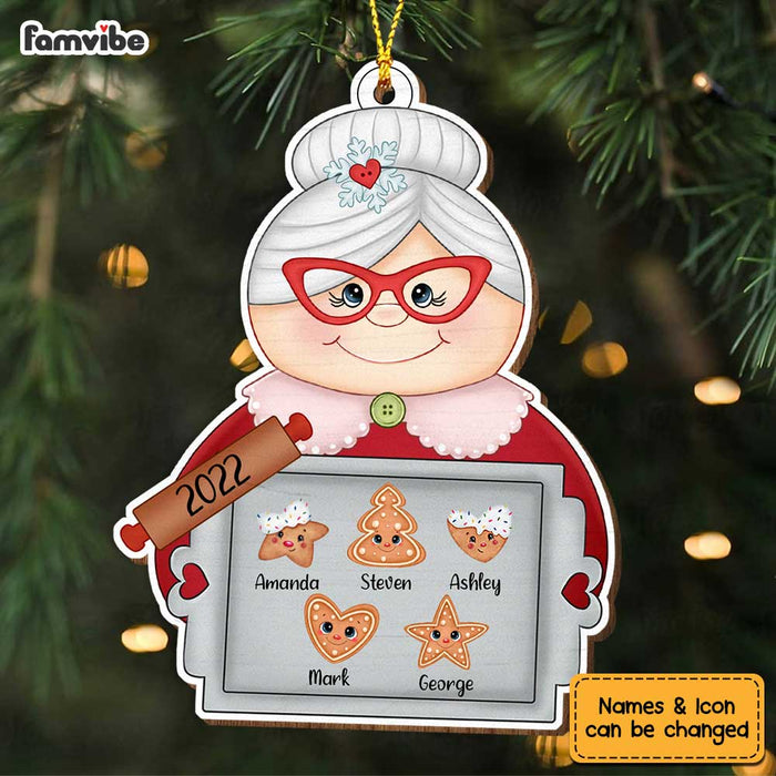 Personalized Mrs. Claus Bakery Family Christmas Ornament OB52 58O34 1