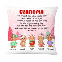 Personalized Grandma Gingerbread Hug This Pillow OB111 30O47 thumb 1