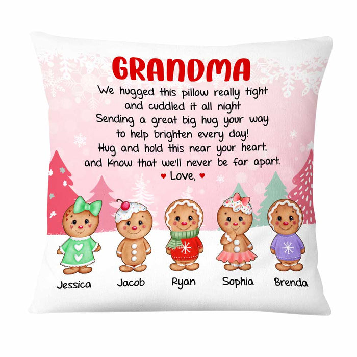 Personalized Grandma Gingerbread Hug This Pillow OB111 30O47 1