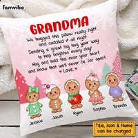 Personalized Grandma Gingerbread Hug This Pillow OB111 30O47 thumb 1