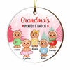 Personalized Grandma's Perfect Batch Circle Ornament OB52 30O34 1