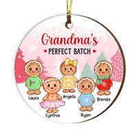 Personalized Grandma's Perfect Batch Circle Ornament OB52 30O34 thumb 1