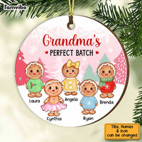 Personalized Grandma's Perfect Batch Circle Ornament OB52 30O34 thumb 1
