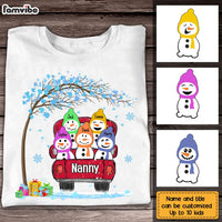Personalized Grandma Snowman Shirt - Hoodie - Sweatshirt OB51 85O28 thumb 1