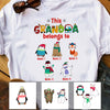 Personalized Grandma Christmas T Shirt OB151 95O53 1