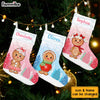 Personalized Baby Christmas Gingerbread Stocking OB74 30O53 1
