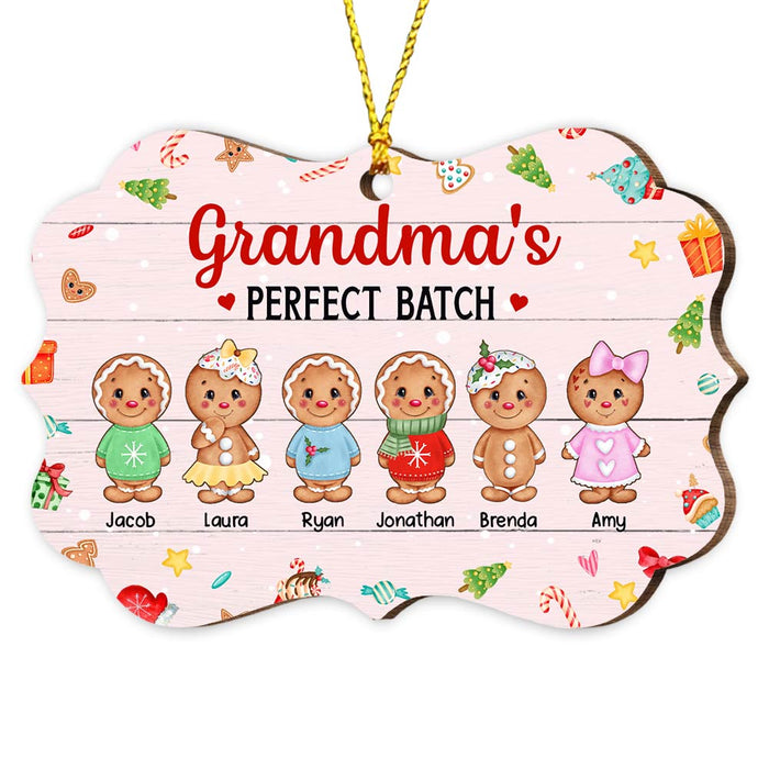 Personalized Grandma's Perfect Batch Gingerbread Benelux Ornament OB54 32O47 1