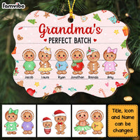 Personalized Grandma's Perfect Batch Gingerbread Benelux Ornament OB54 32O47 thumb 1
