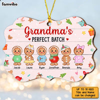 Personalized Grandma's Perfect Batch Gingerbread Benelux Ornament OB54 32O47 thumb 1